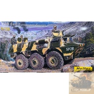 Heller 1/35 VAB 6x6 Transport de Troupes Armored Car Model Assembly Work