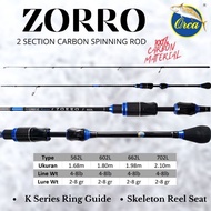 ORCA ULTRA LIGHT SPINNING FISHING ROD ZORRO 565L 602L 665L 702LORCA