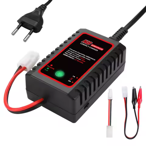 N8 Nimh Nicd Battery Charger 110-240V 2A 20W AC 2s-8s NiMH/NICD Compact Charger RC Charger For 2s-8s