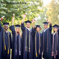 MXFashion Graduation Gown - Solid Color Academic Robe for Ceremony