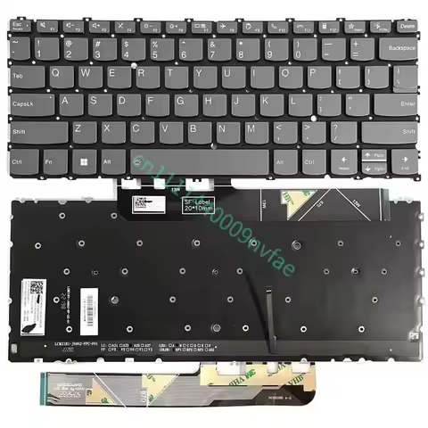 US for Lenovo ThinkBook Plus G3 IAP ThinkBook K3-ACN Laptop Keyboard With backlight grey 0.3