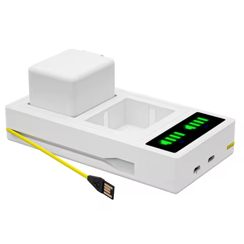 1Pcs Quick Dual LED USB Charger for Arlo Pro Arlo Pro2 Arlo Go Security Light Camera Battery