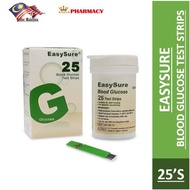 EASYSURE BLOOD GLUCOSE 25 TEST STRIPS