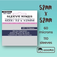 [52 X 52mm] 8805 Sleeve Kings "Kingdom Death Monster"