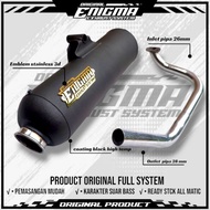 ENIGMA standard cutting exhaust original Vario 125 150/Pcx150/Vario 160/Adv160/Pcx160/Nmax155 v1 old