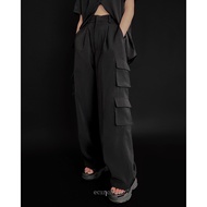 ECINOS - Darkest Cargo Pants - Black, L