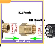 【LLMA】High pressure water pipe connector internal thread M22 to external thread M22-15