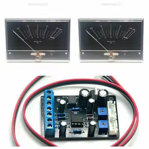 2x Onkyo M-5000R Power Amplifier VU Panel Meter W/ 1pc Power Supply Driver Board