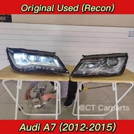 Audi A7 Headlamp Original 2012-2015 A7 Headlight Original Upgrade modified