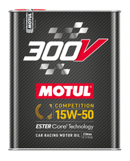 (New Package)Motul 300V competition 15w-50 น้ำมันเครื่องสังเคราะห์แท้ 100% Estercore สำหรับรถยนต์ ร