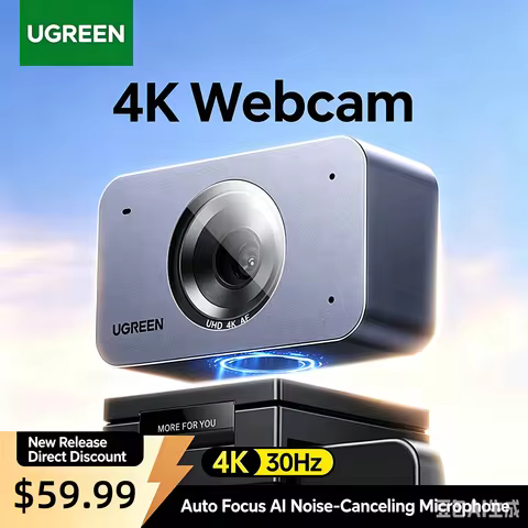 UGREEN 4K web cam UGREEN 4K UHD with Built-in Microphone for Video Conferencing, Streaming and Onlin