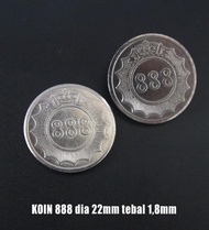Koin 888 Diameter 22mm 500pcs / Coin 888
