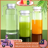 Transparent Water Bottle 1.5L Cold Drink with Lid | 1.5L Ice Drink Plastic PVC Water Bottle