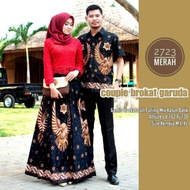 Baju Set Couple Baju Batik Couple Set COUPLE BROKLAT GARUDA Batik Lelaki Batik Indonesia Jubah Wanita Muslimah