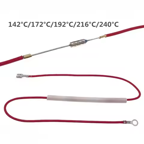 142℃/172℃/185℃/192℃ Thermal Fuses Pressure Cookers Rice Cookers Temperature Fuse For Electric Pressu