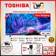 [FREE SHIPPING+GIFT] Toshiba Direct LED 4K 144Hz Quantum Dot Smart Gaming TV - 55Z670MP (55") / 65Z6