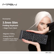 MIPOW Slim Folding Keyboard Wireless Bluetooth B033 Keyboard for iPad iPhone Tablet Android IOS Windows Apple Samsung Huawei