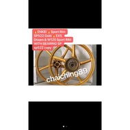 🔥ENKEI 🔥Sport Rim SP522 Gold 🔥EX5 Dream & W125 🔥SPORT RIM WITH BEARING SP sp522 copy