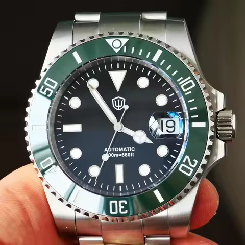 Watchdives WD5512 V2 Dive Watch Date PT5000 Automatic Mechanical Watch AR Sapphire Waterproof Stainl