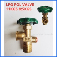 ✈ ◇ ▼ LPG Pol Valve for 11kgs 5 kgs tank
