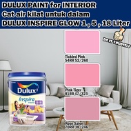 ICI DULUX INSPIRE INTERIOR GLOW 18 Liter Tricked Pink / Pink Tigger / Rose Salon