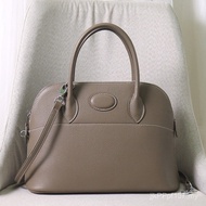 Messenger Bag Ladies First Layer Cowhide Genuine Leather Female Bag Togo Imported Bolly Bag Handbag 