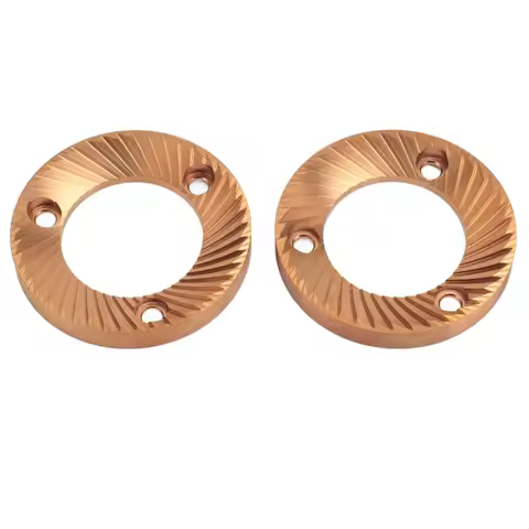 2PCS Coffee Grinder Flat Burr 64mm Titanium Plated Multi Purpose Flat Burr For DF64 DF64P DF64E DF64