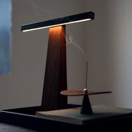 手作極簡實木LED檯燈 | 黑胡桃木檯燈 書桌燈 床頭燈 設計氛圍感