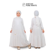 4sisters - Aisyah White Girls' Gamis