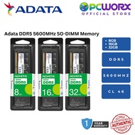 Adata DDR5 5600MHz 8GB | 16GB | 32GB CL46 SO-DIMM Memory DDR5 RAM