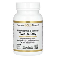 🇯🇵【Direct from Japan】California Gold Nutrition, Multivitamin & Mineral, with Methyl B12, Vitamin C, 