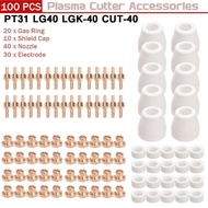 {news}100Pcs for PT-31 Tip Nozzle Consumables Kit For Plasma Cutter CUT-40  for CUT50