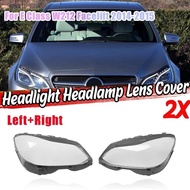 Side for Mercedes-Benz E Class W212 Facelift 2014-2015 E300 E350 Headlight Lens Cover Headlight Shad