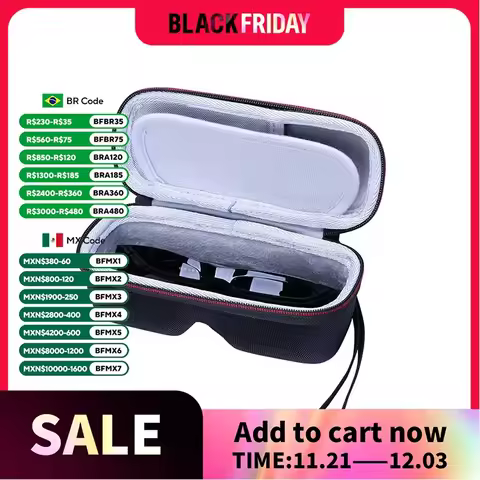 LTGEM EVA Hard Case for Bose Frames Tenor Rectangular Polarized Bluetooth Audio Sunglasses Protectiv