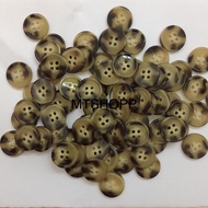 Shirt buttons,/ pants buttons, light camouflage motif, 28L, 18mm/ 100 pcs