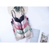 C301 GY BRA Push Up Bra Plain Motif Deep V Size 34 36 38 Premium Quality Material Seamless Cotton Sp
