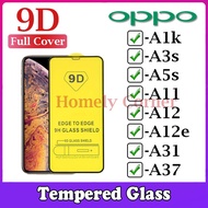 Full Screen Curve Tempered Glass Screen Protector OPPO A1K A3S A5S A11 A12 A12e A31 A37 Screen Prote