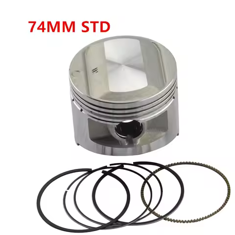 no pin circlip Piston & Rings For Honda XR250 1979-1980 XR250R 1981-1982 XL250S 1978-1981 XL250R 198