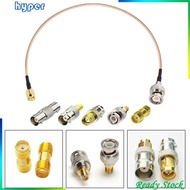 [Hyper] SMA to BNC Cable 5 Adapters for Jumper Cable RF Applications Extension Cable