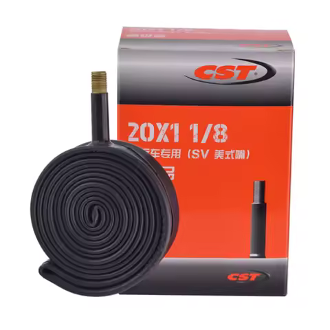 CST 20x1 1/8 3/8 Bicycle Inner Tube for 20inch 451 Mountain Road Bike Inner FV/SV Butyl Rubber Inner