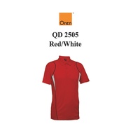 SUNBEAR.com.my Oren Sport QD2505 Red/White Quick Dry Polo Dri Fit Cotton Microfiber Unisex Collared