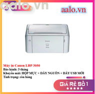 Máy in Canon LBP 3050 LBP3050 - KÈM HỘP MỰC  DÂY NGUỒN  DÂY USB MỚI - AALO.VN