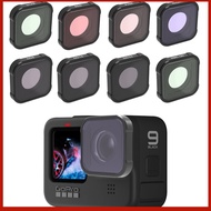 For GoPro Hero 9 Black/10/11/11 Black Mini Filter CPL UV ND 8 16 32 Red Lens Filters Camera Sport Action Body Accessories