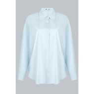 Áo sơ mi dáng vừa cổ đức 2S07.2501RC. Áo sơ mi nữ trắng dáng suông thanh lịch nữ tính thiết kế bởi J