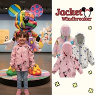 Girls' Parachute Hoodie Jacket with Pattern - Cute Windproof & Drizzle Jacket for Ages 2-6 Years