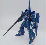高達模型 Bandai hg hguc Unicorn Gundam 里歇爾 RGZ-95 Rezel 全上色 3D 動漫風 完成品 所見所得