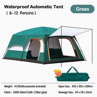khemah Unta Camel Tent Besar 8-12 Person Large Camping Tent Family Tent For Outdoor 2 Rooms Double L
