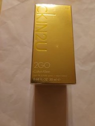 (代友放)全新CK in 2 u her香水迷你版