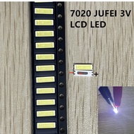 Jufei SMD LED 7020 3v 6V 0.5W 240mA Cool white 10000-13000K For TV Backlight Application