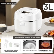 Midea | Zero Coating 316L Stainless Steel Hive Interior Rice Cooker for 3 to 4 Persons